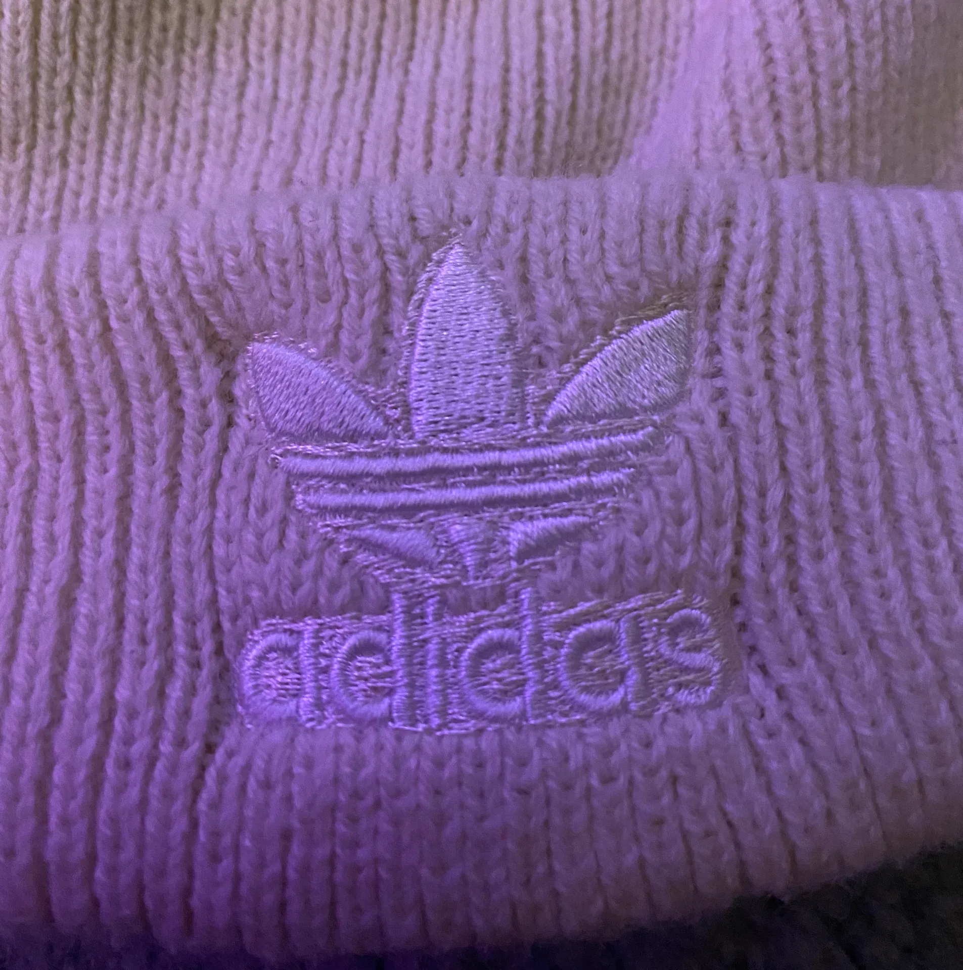 Adidas White  Beanie - Image 3