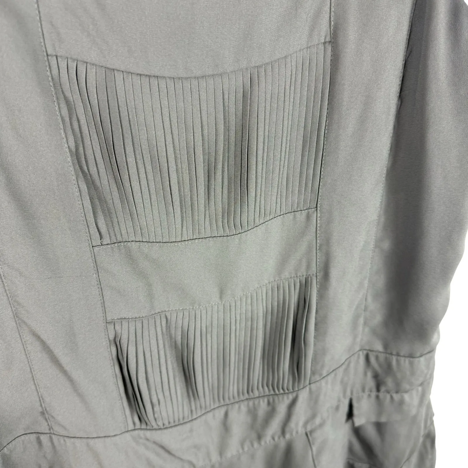 Nanette Lepore L'Amour Army Green Sleeveless Dress Large‎ - Image 3