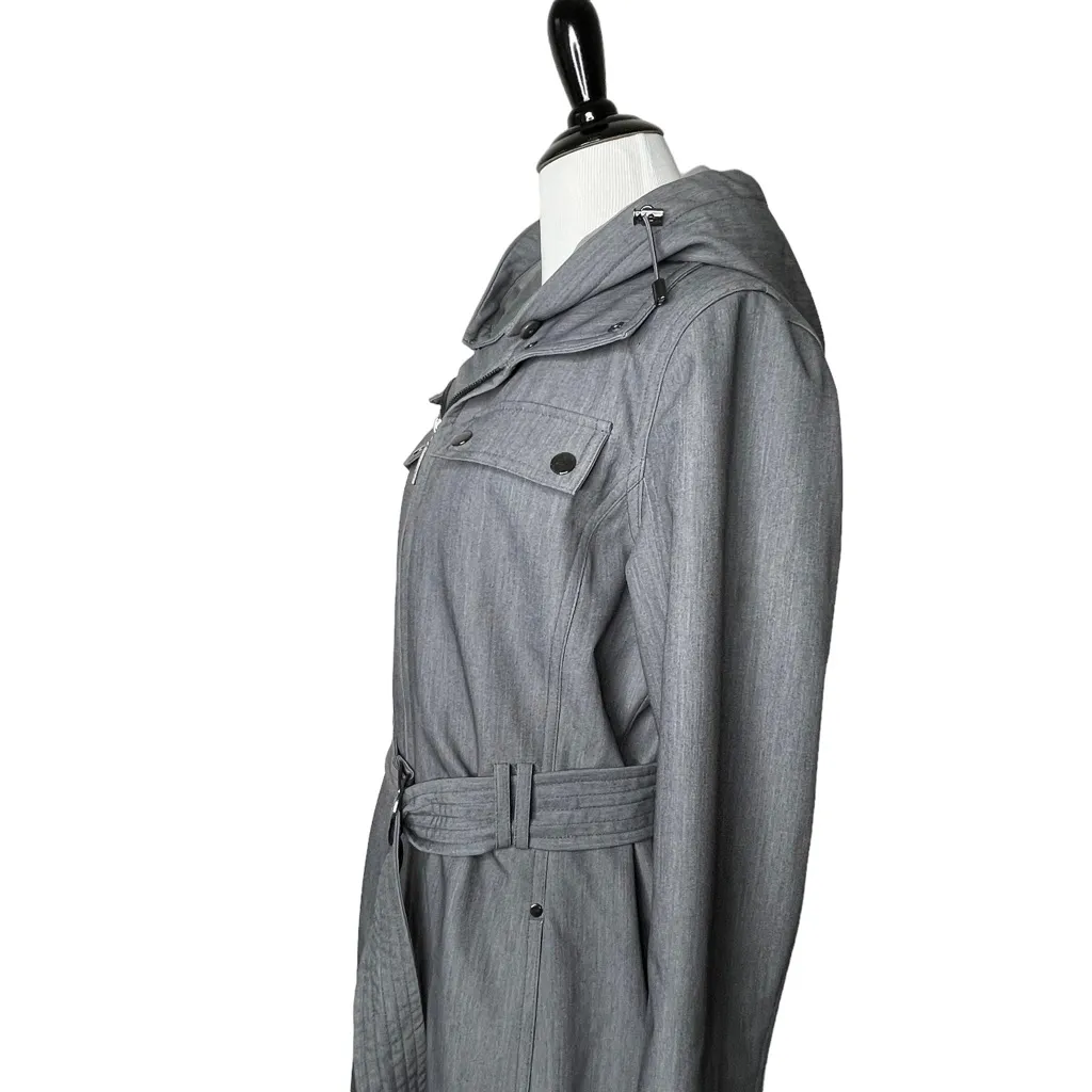 Metro  by Kristen Blake Gray Trench Coat S - Image 4