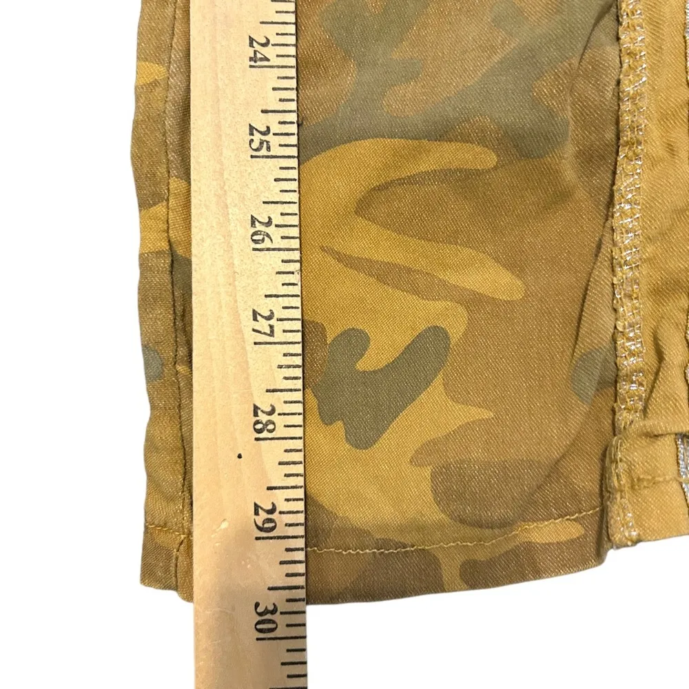 The Clothing Cove yellow Camo Pants Cuffed
Hem Stretch Drawstring Italy L/Xl - Image 6
