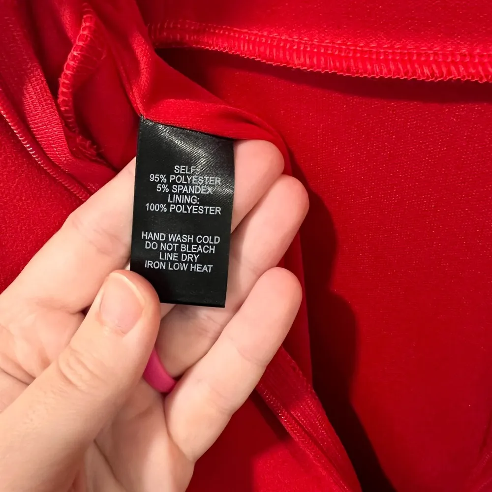 Stunning Red Strapless Jumper - Image 7