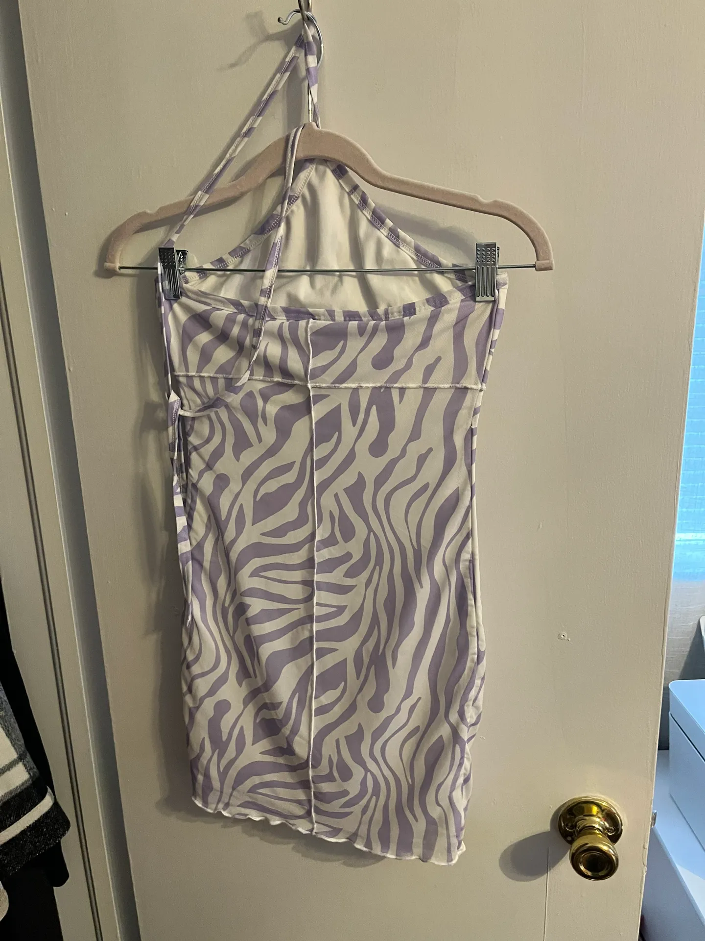 Princess Polly Purple Zebra Dress - Image 4