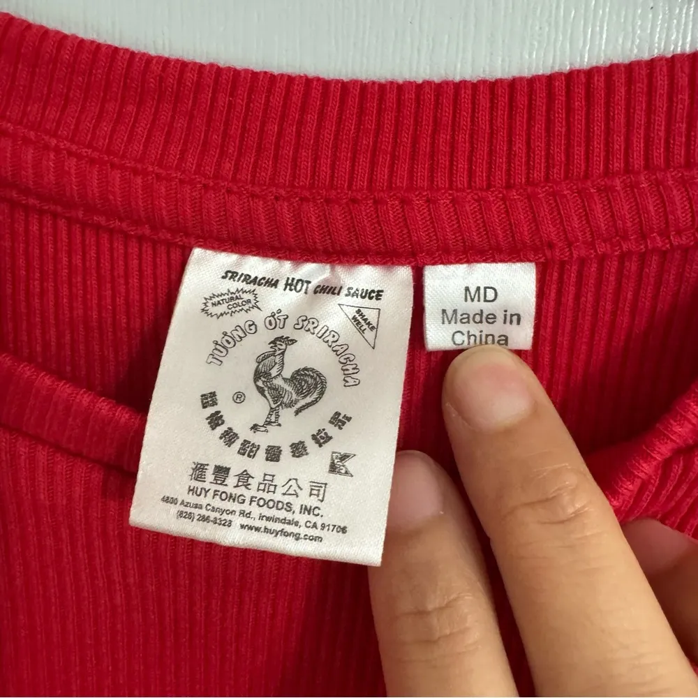 Huy Fong Red Sriracha Tee Shirt Size Medium - Image 4