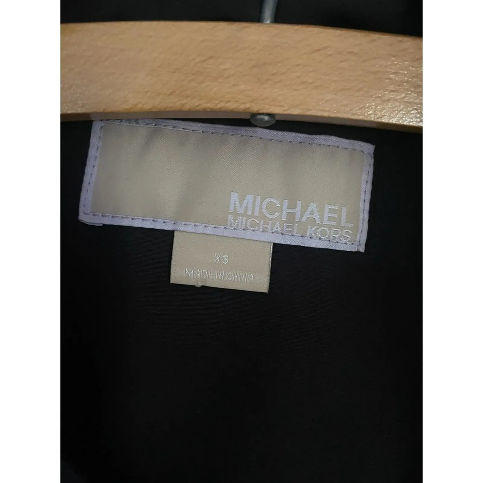 Michael Kors black sheek jacket Size XS - Image 3
