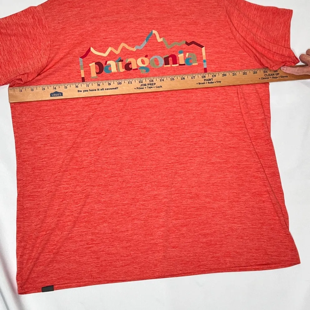 Patagonia size XXL CAPilene Cool T-shirt orange camping outdoors walking - Image 5