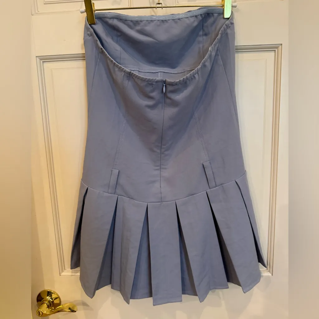 REVOLVE Strapless Light Blue Mini Dress - Image 2