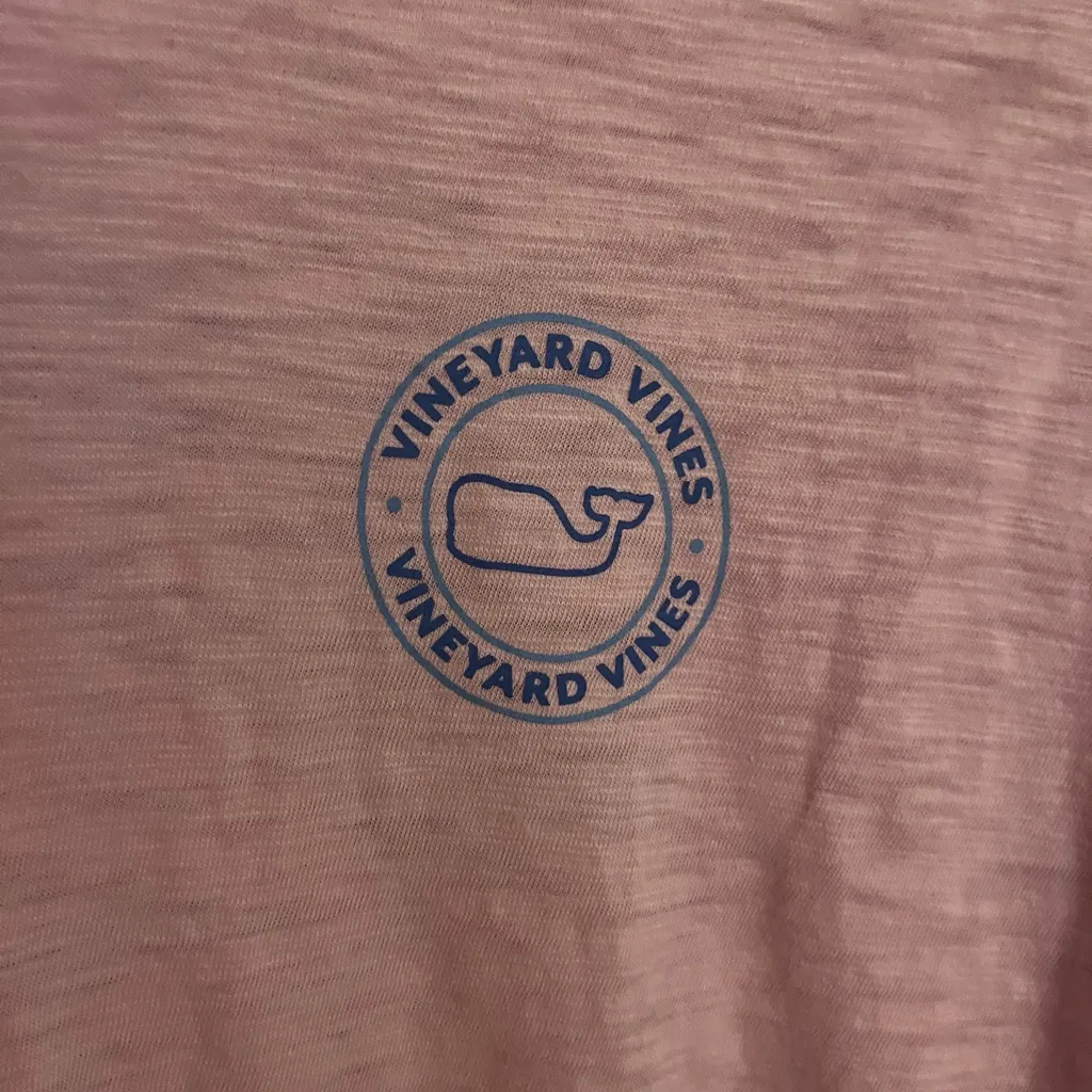 Vineyard Vines Pink Logo Shirt - Image 3