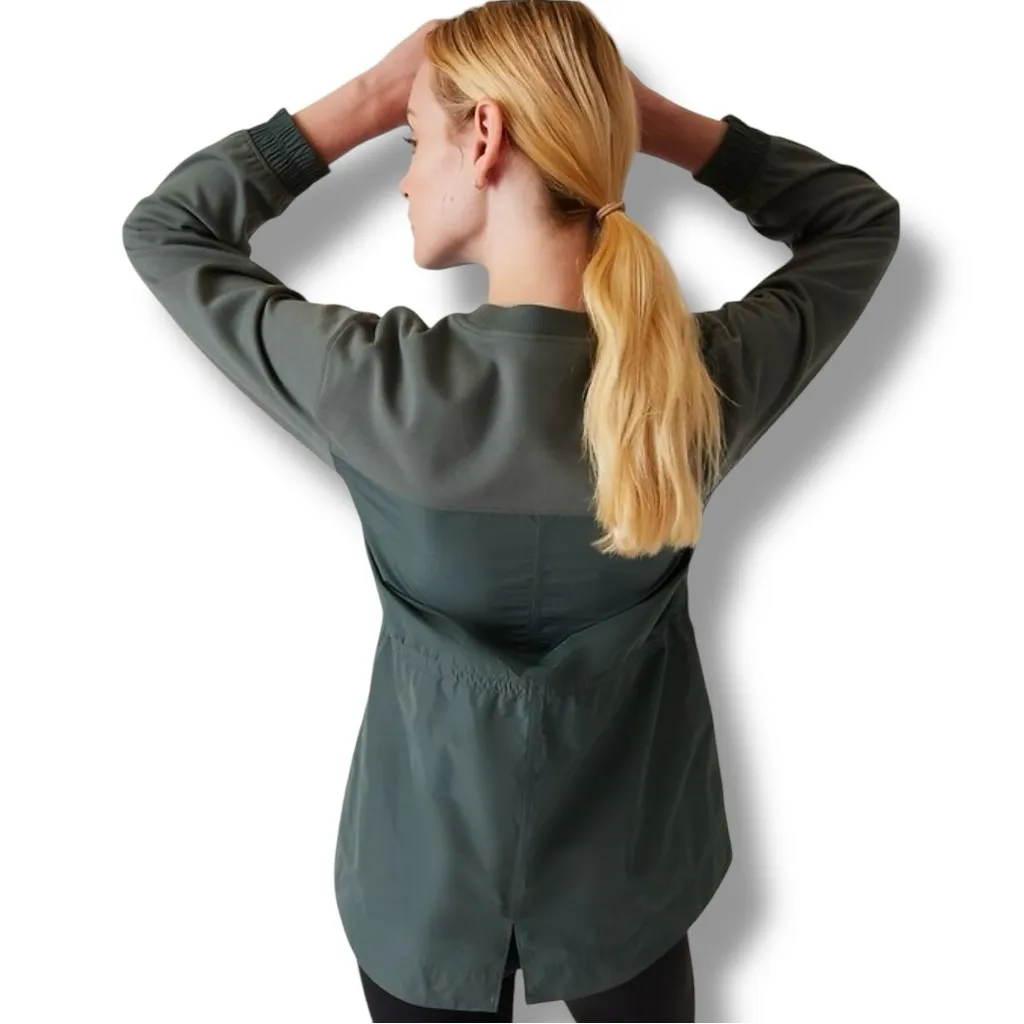 Athleta Triumph Hybrid Sweatshirt in Bali Green Size 1X NWT - Image 2