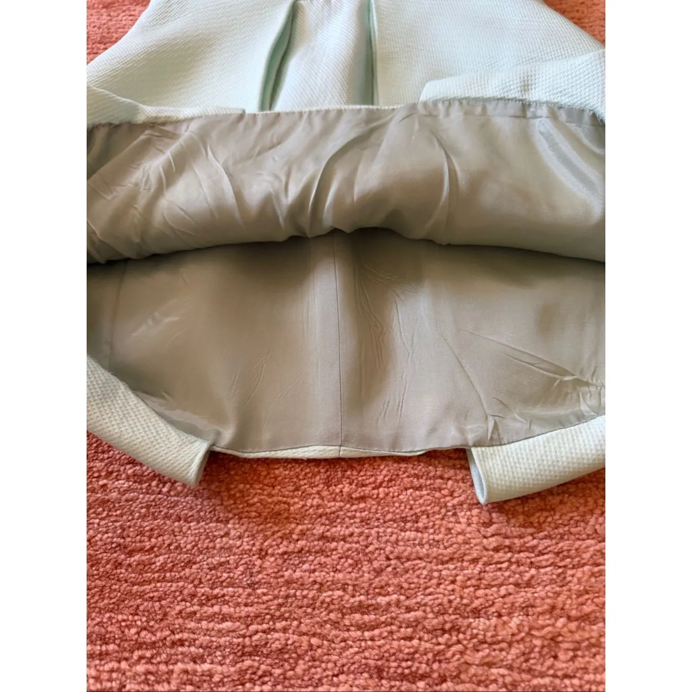 Tibi Simona Mint Green Strapless Structured Dress Size 4 - Image 6