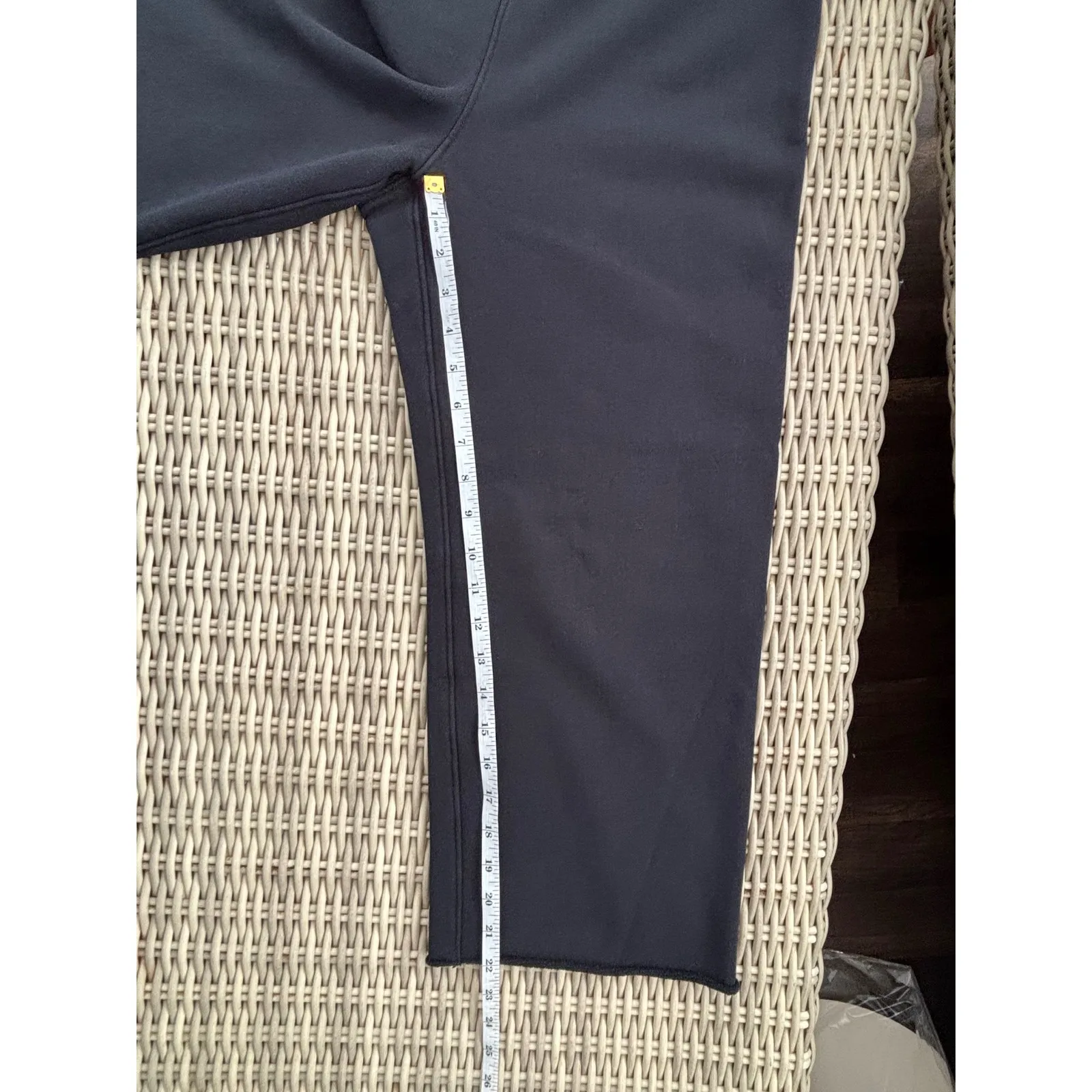 Frank and Eileen Catherine Favorite Sweatpant small athleisure cropped wide leg Black - Image 7