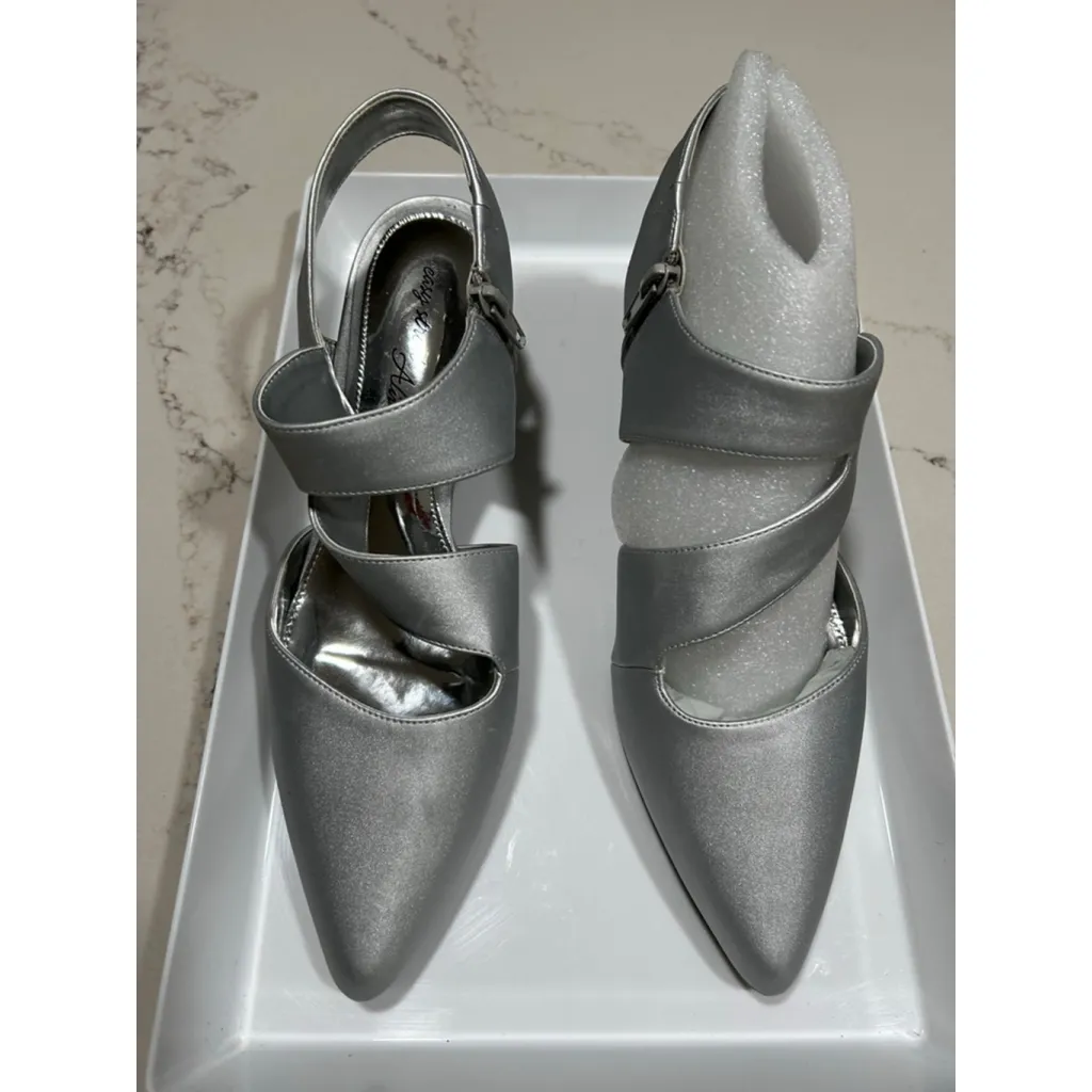 NEW Silver Easy Street Venue Dress Shoe 11W - Image 6
