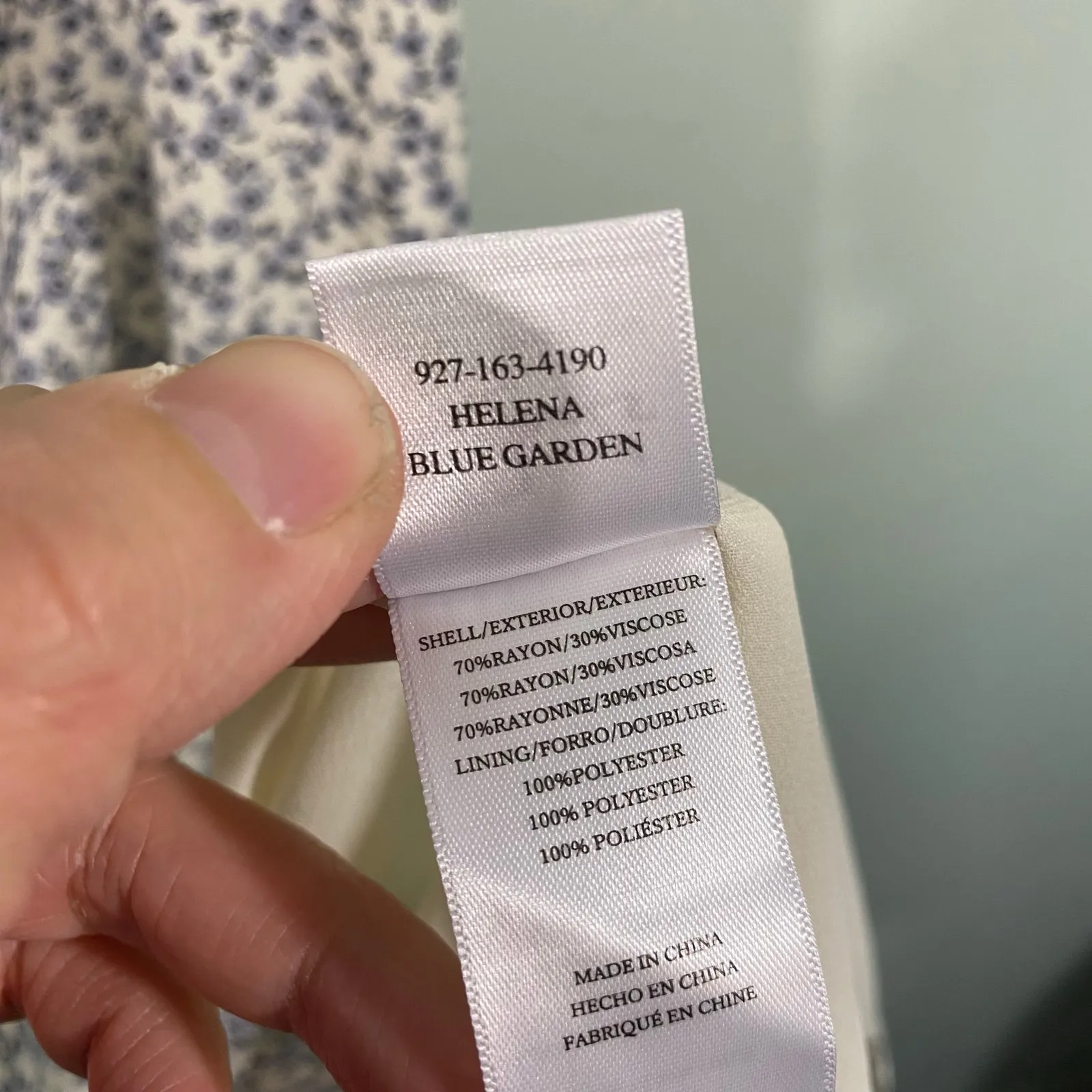 Rails Navy Floral V-neck Short Sleeve Button Up Helena Mini A-Line Dress Size S - Image 6