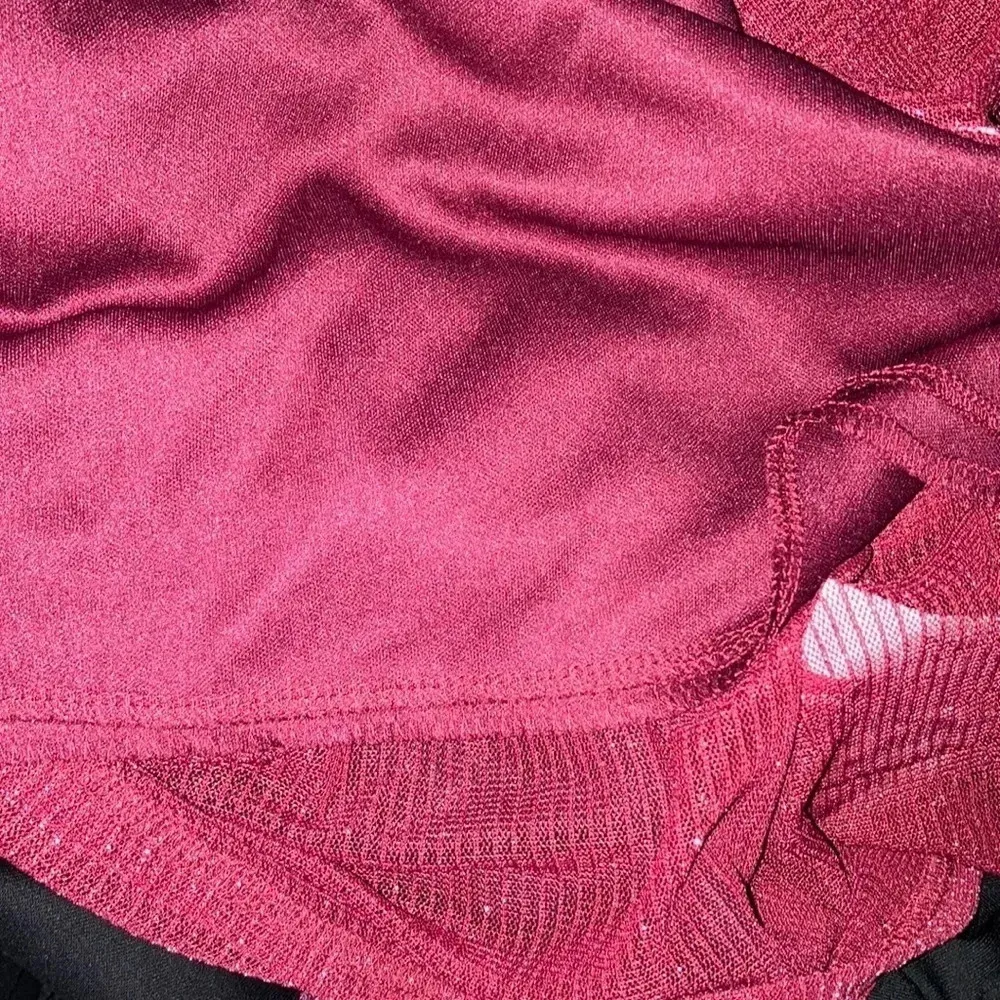 Siren Lily Maternity Shimmery Top with elastic and ties on sleeves New - Image 8