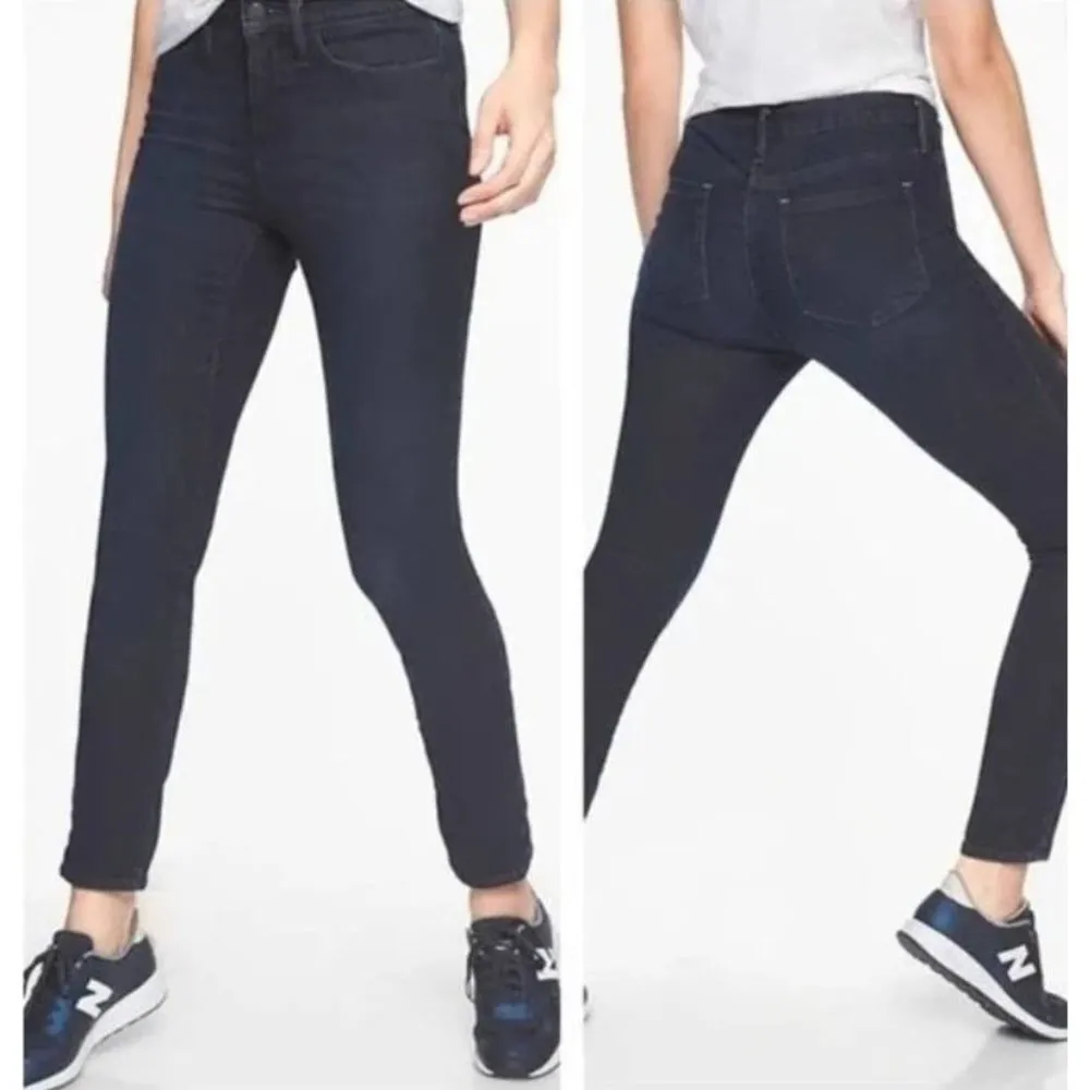 ATHLETA Sculptek Skinny Jeans in Overwash Dark Wash Size 8 - Image 2