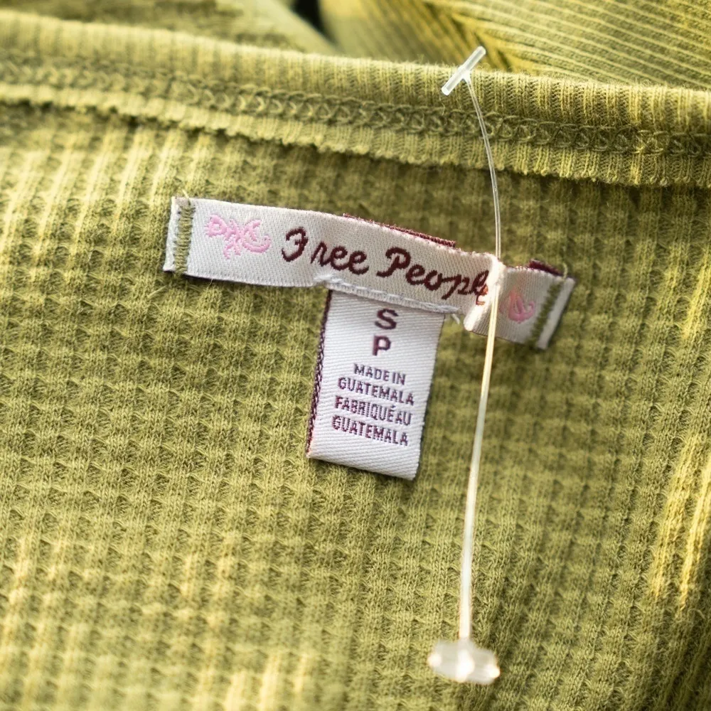 Free People Santa Clara Thermal in Ferngully - Size Small, New with Tags - Image 12