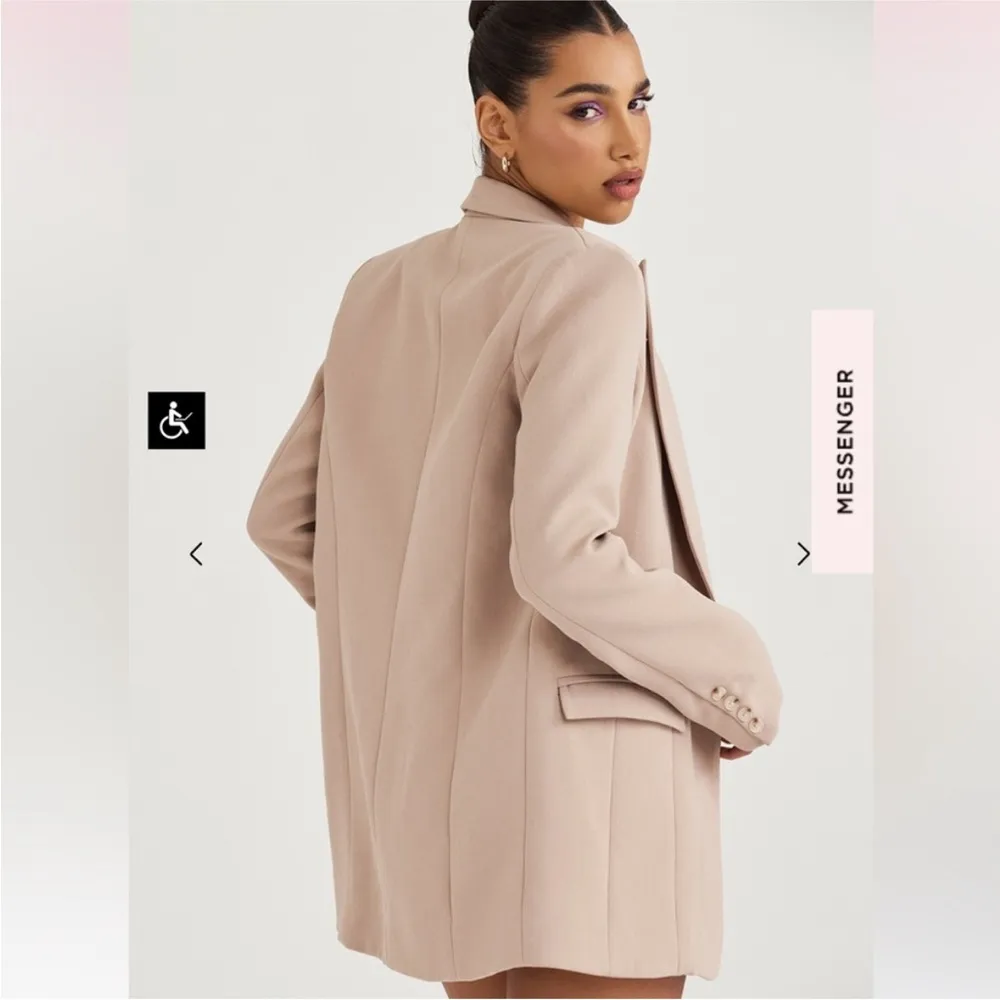 House of CB Marta Oversized Single Breasted Blazer Structured Boyfriend NWOT Sma - Image 13