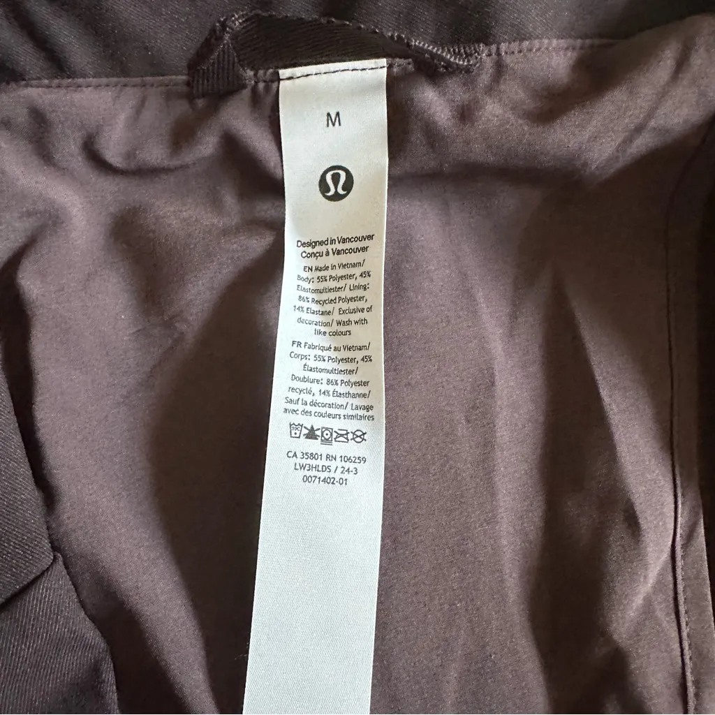 Lululemon Women's Relaxed Fit Twill Blazer Espresso Brown ESPR Size M NWT - Image 11