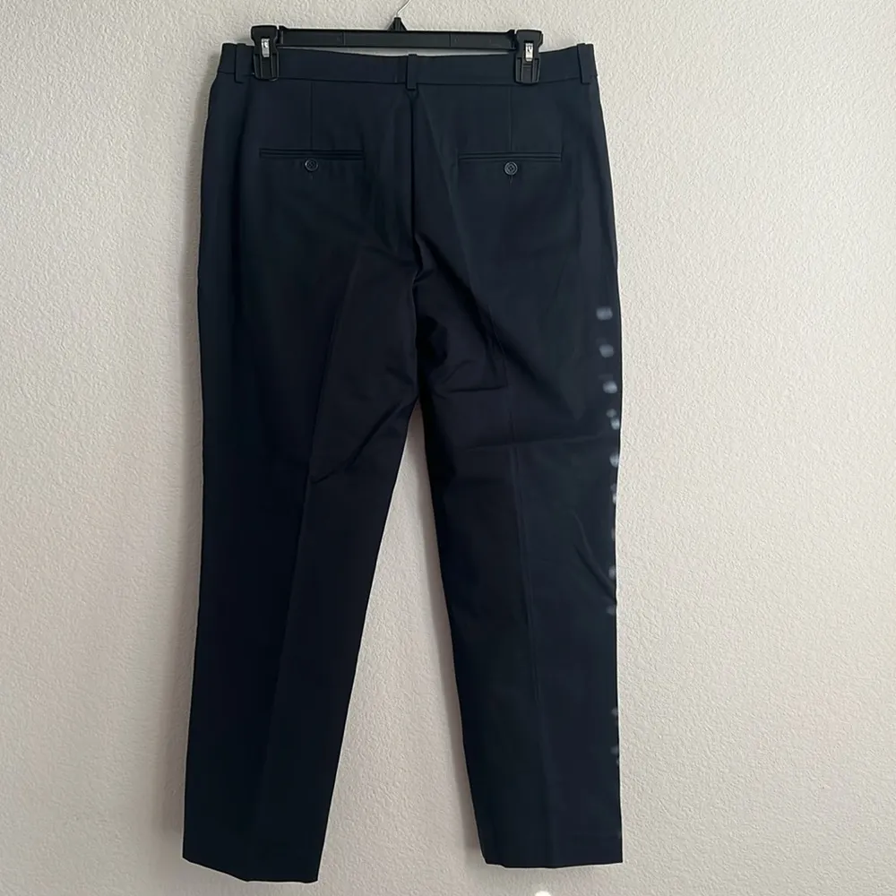 Michael Kors Collection Stretch Cotton Twill Sam Pants in Midnight, NWT, Size 14 Blue - Image 4
