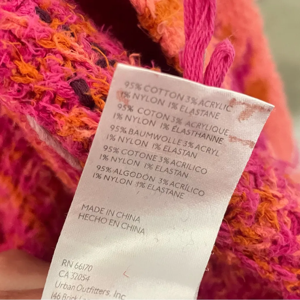 Anthropologie Embroidered Floral Knit Cropped Cardigan Size 2X - Image 7