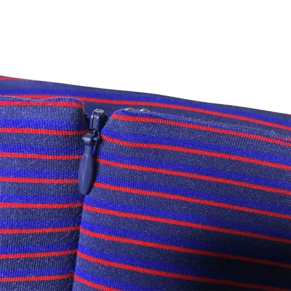 The Kit By Daniel Vosovic Sophia Skirt Berry Micro Stripe Brand New NWT Size 8 Red - Image 6