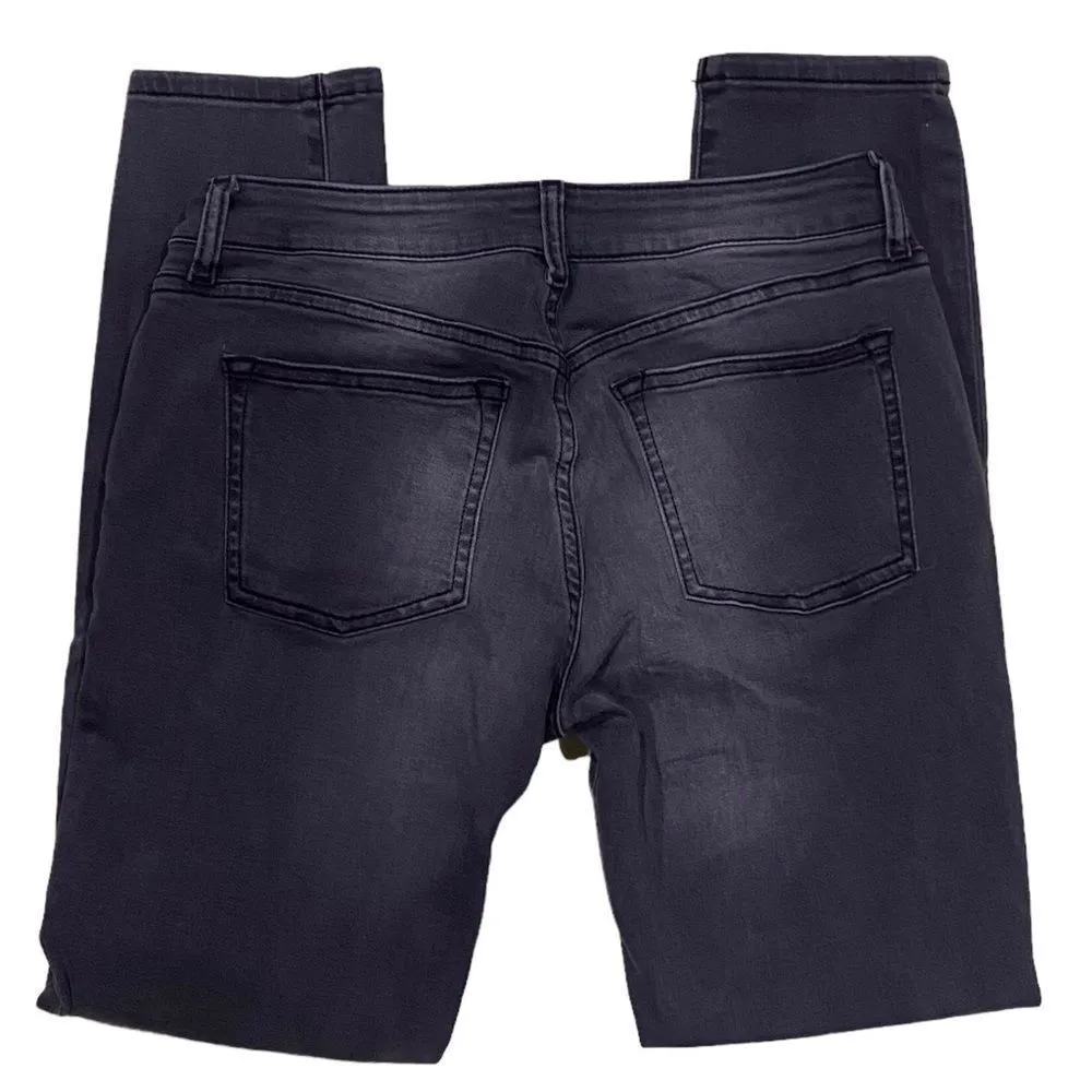 Warp + Weft JFK New York City Skinny Jeans 28 x 29 Black - Image 4