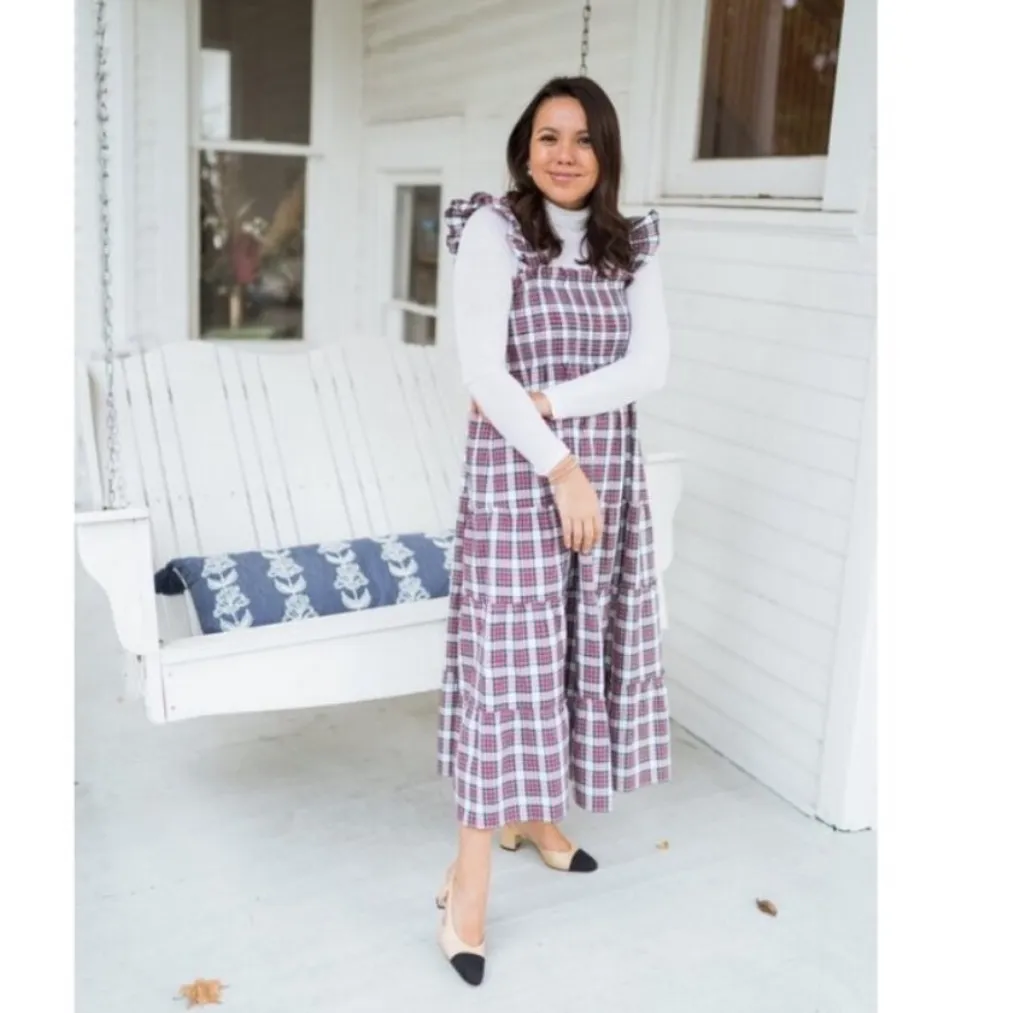 Hill House Ellie Nap Dress Multi Tartan Plaid - Image 14