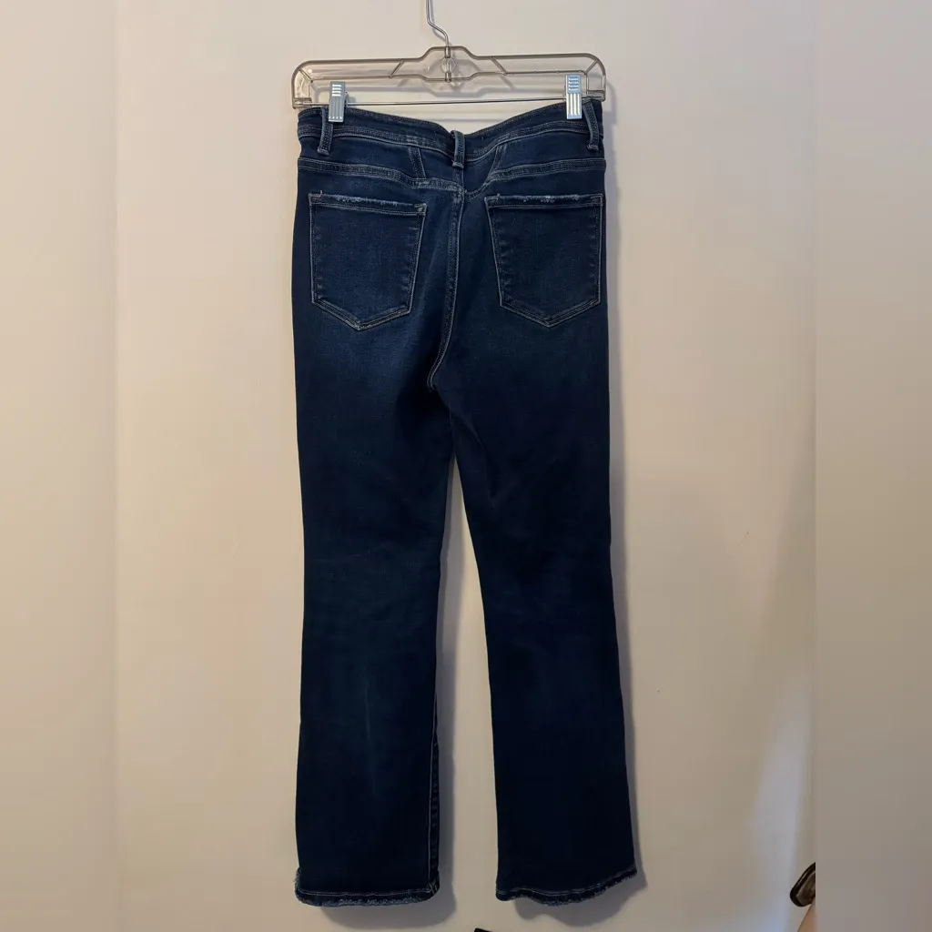 Lovervet by Vervet Dark Indigo Boot Cut Women's Jeans 27/5 Blue - Image 4