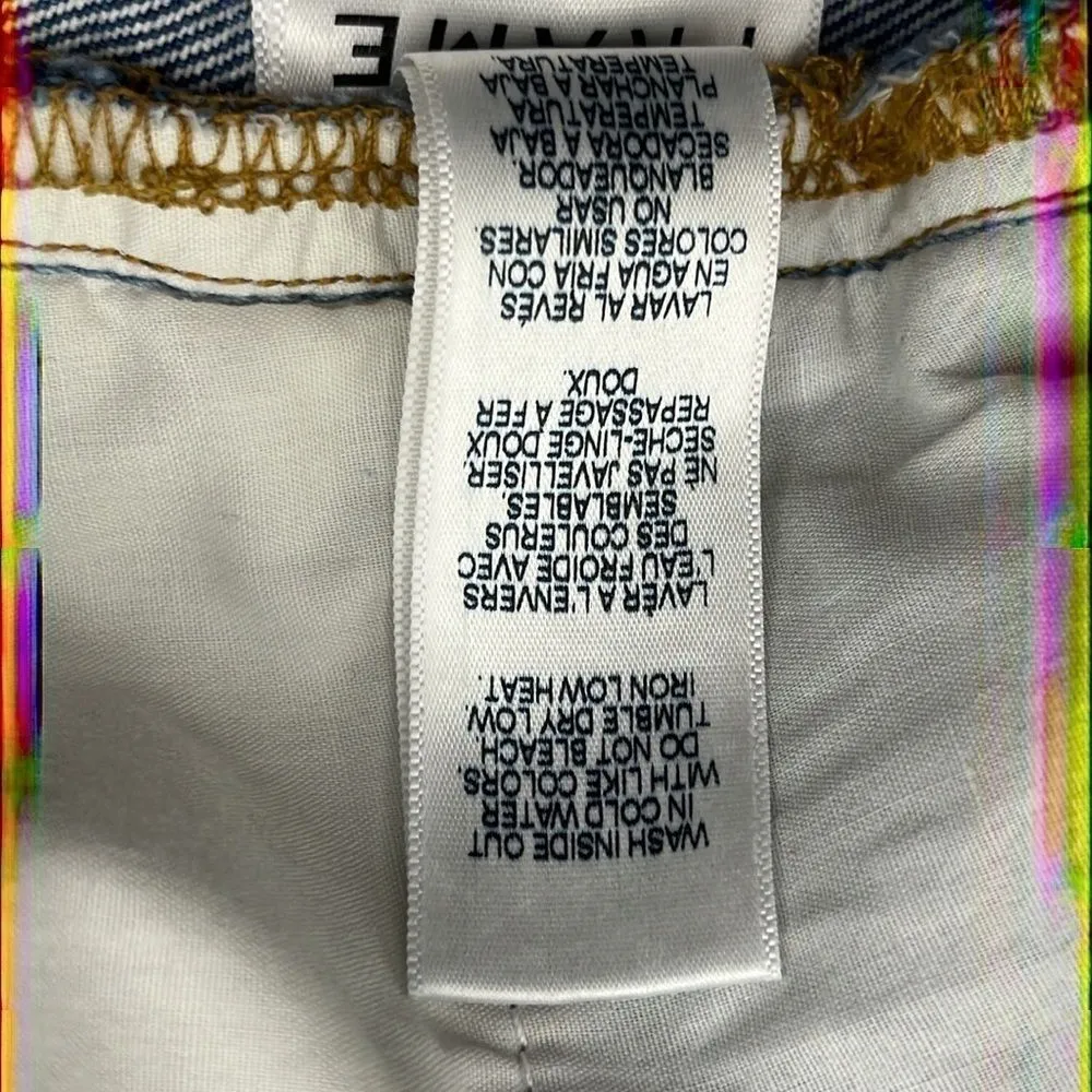 Frame Denim Deaneville Le Mini Skirt Size 27 - Image 9