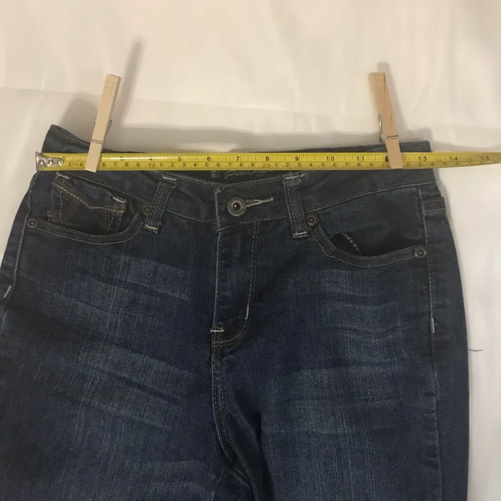 Salt Works New York City Medium Rise Denim Bootcut Jeans 4P Classic Casual Boho Blue Size 4 - Image 5