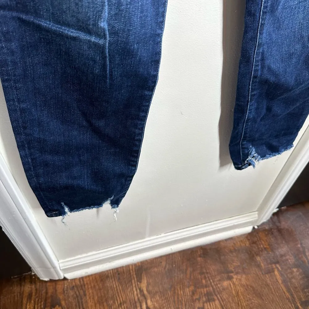 Flying Monkey Women's Platinum Junction Distressed Ankle Skinny Jeans Size 29 - Image 4