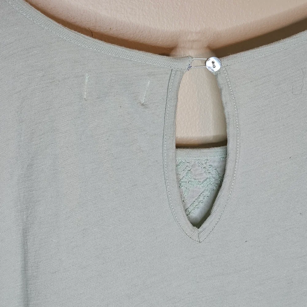 Wonderly Mint Green 2X Cottagecore Peplum Top - Image 3