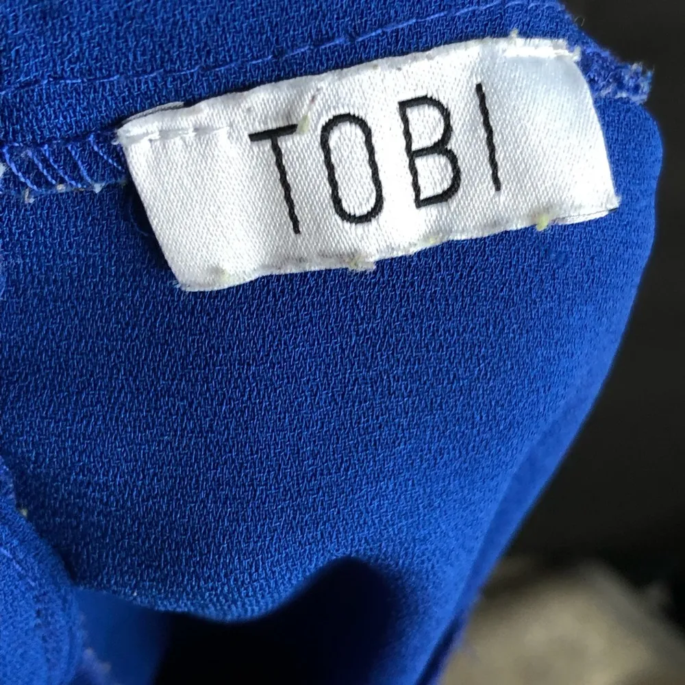 Tobi Blue Scalloped Sleeveless Tank Size S - Image 19