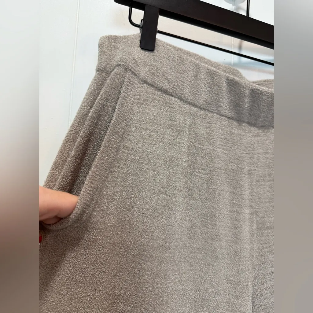 NWT Barefoot Dreams Cozychic Ultra Lite Rolled Edge Knit Ankle Pant Size Large - Image 4