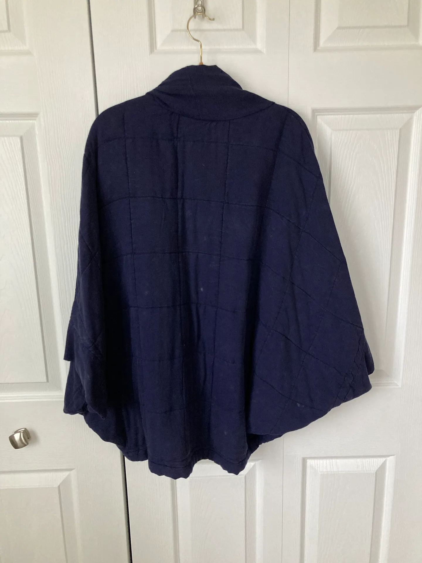 Blue Quilted Shawl - Image 6