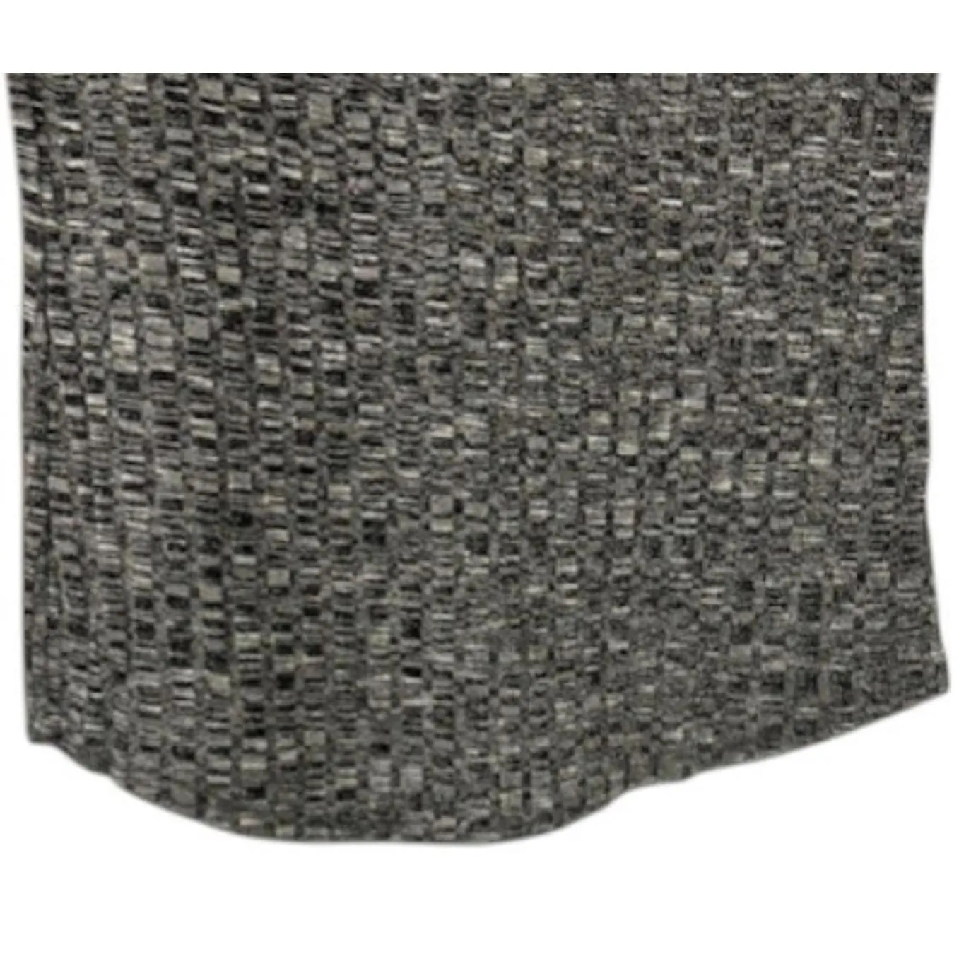 Cheetah Raglan Sleeve Heather Gray Ribbed Knit Top Women’s‎ M Soft Texture Urban Size M - Image 7