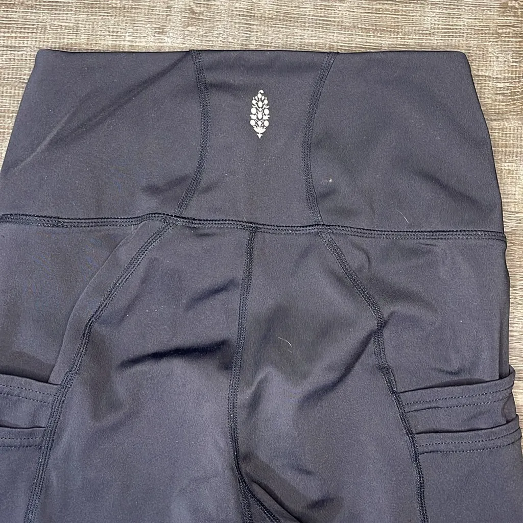 Free People‎ Women’s Out Of Your League Black Leggings Size XS - Image 3