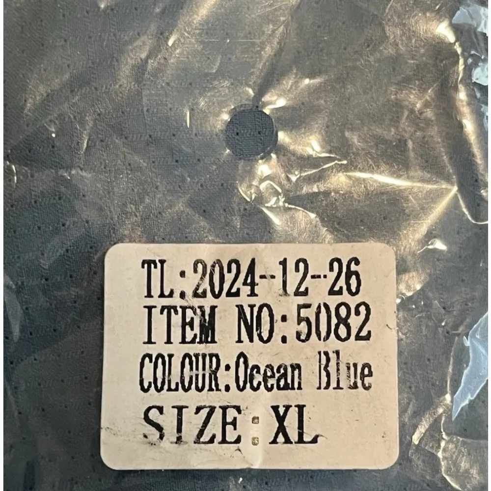 Kaliq Boutiq Button Down Hiking Shirt Womens XL Blue Long Sleeve Wicking Mesh - Image 12