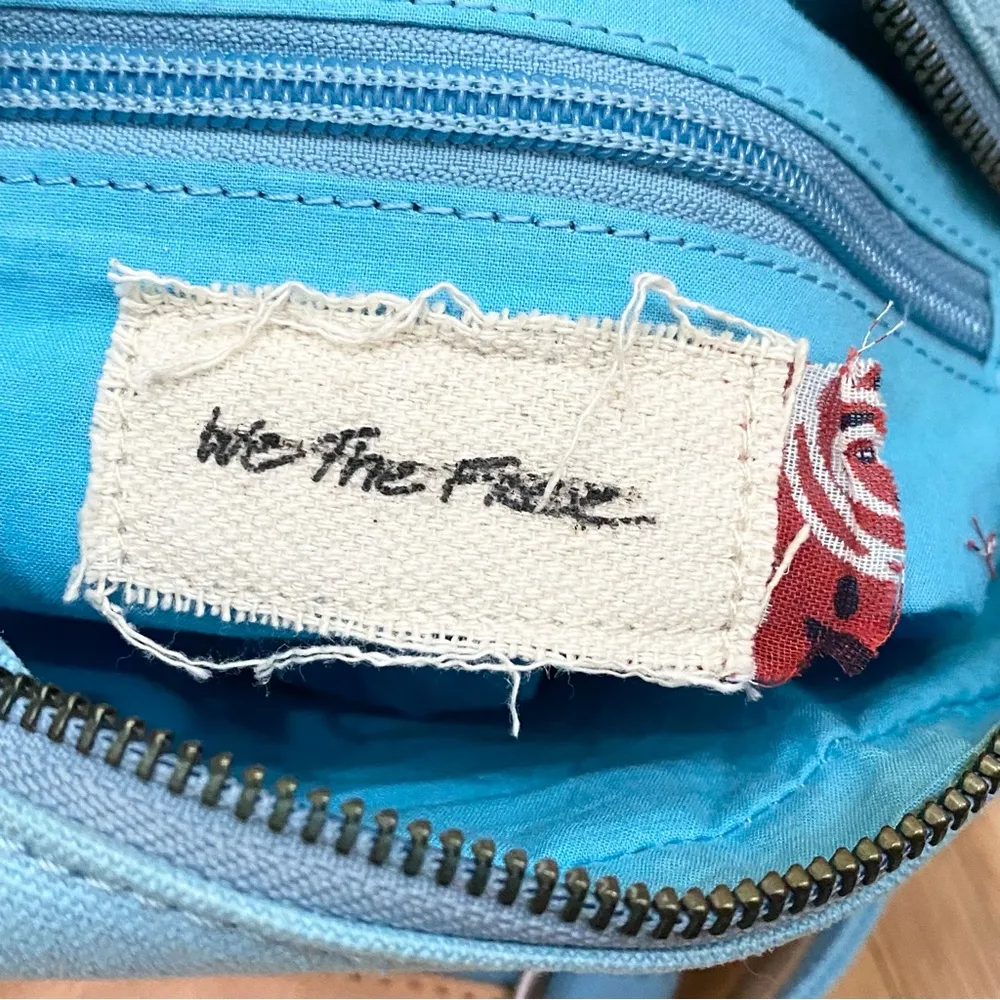 We The Free Blue Canvas Convertible Crossbody Bag - Image 12