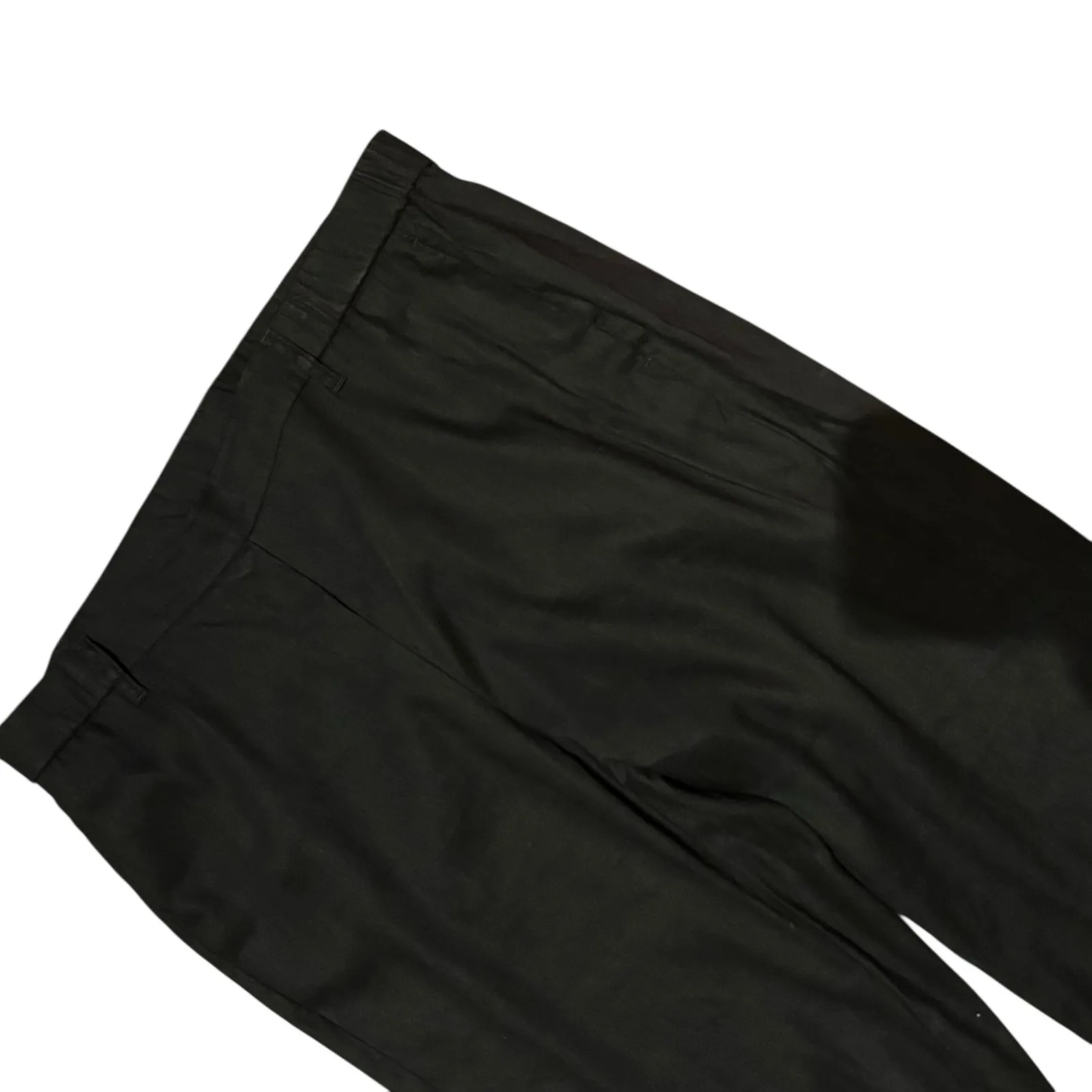 J. Jill Linen Stretch Crop Pants Capri SZ LG Petite Black Linen Blend Casual - Image 3