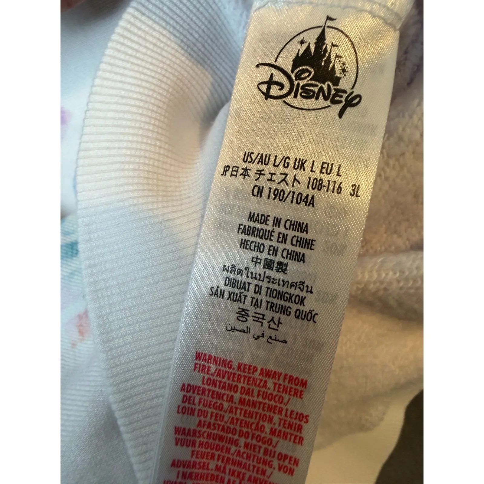 Walt Disney World Large Sweatshirt Womens AOP Mickey Mouse All‎ Over Print Parks - Image 4
