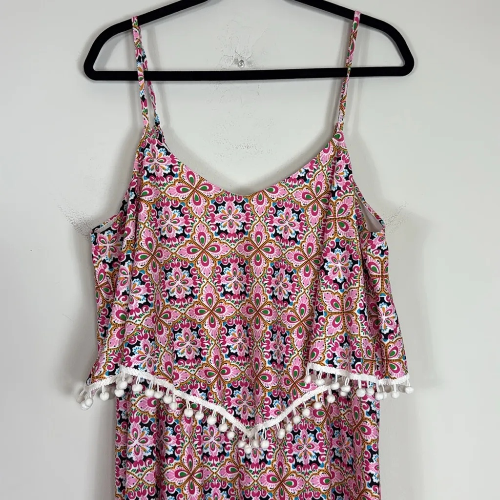 MAGIC‎ Colorful Bohemian Maxi Dress Size XL - Image 2