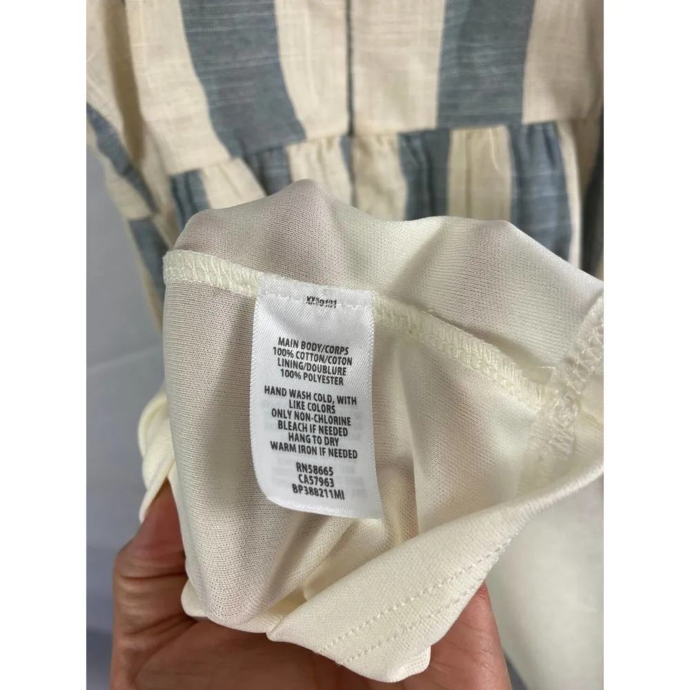 cotton striped woven dress - Image 5