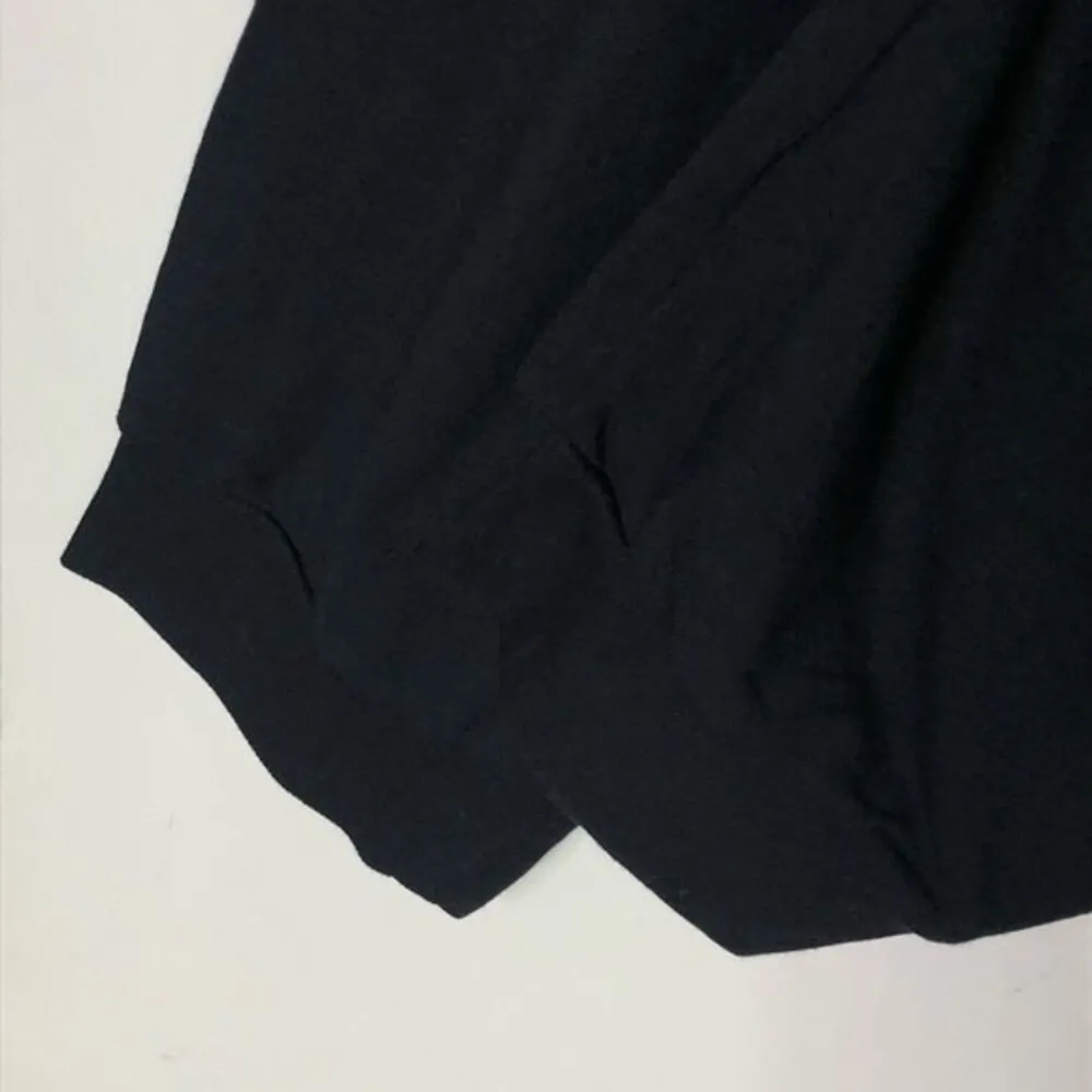 David Lerner Cropped Lace-Up Track Pants in Black Womens Size Large - Image 9