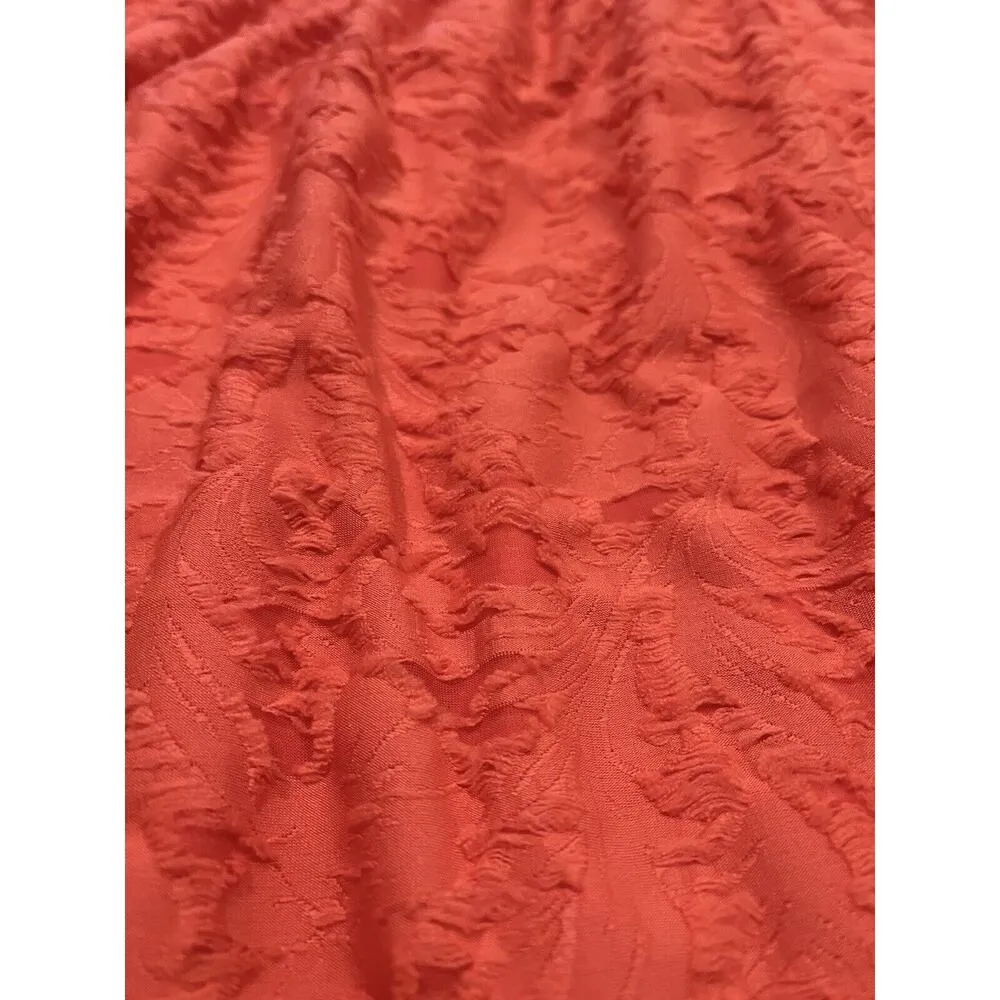 Lauren Conrad Flocked Ruffle Sleeveless Tank Top 3X Women's Shirt Spanish Coral - Image 11