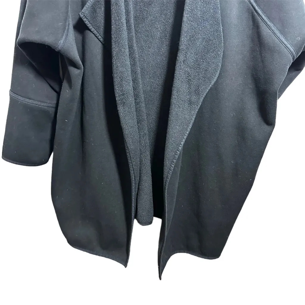 Athleta Black Cozy Karma Wrap Cardigan Size Small - Image 2