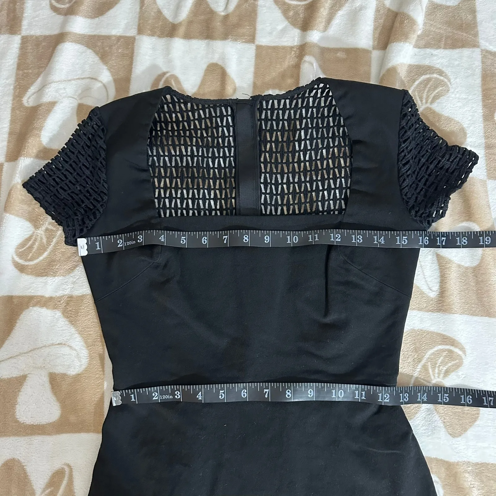 Roland Mouret for Banana Republic | Black Dress Square‎ Neck | Women's 6 - Image 8