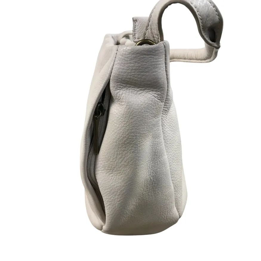 THE SAK Collective Pebbled Leather Hobo Crossbody Handbag Cream Everyday Work - Image 6