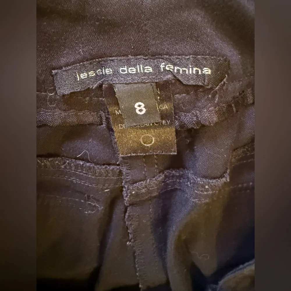 Jessie Della Femina cargo pants✨black 8 pockets zipper cott spandex straight Black - Image 10