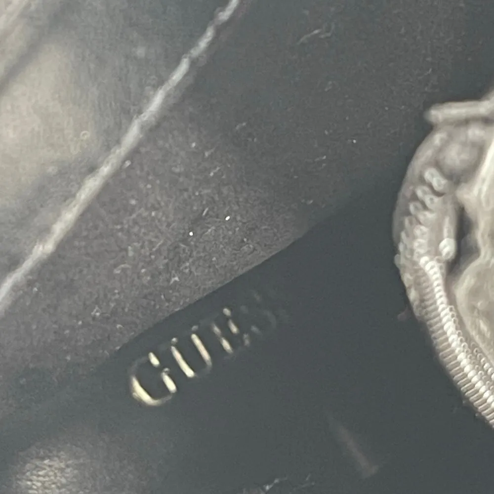 Guess Byra Boots SZ 5 Zipper Block Heel NEW Platform Booties Black Patent NWOT - Image 14