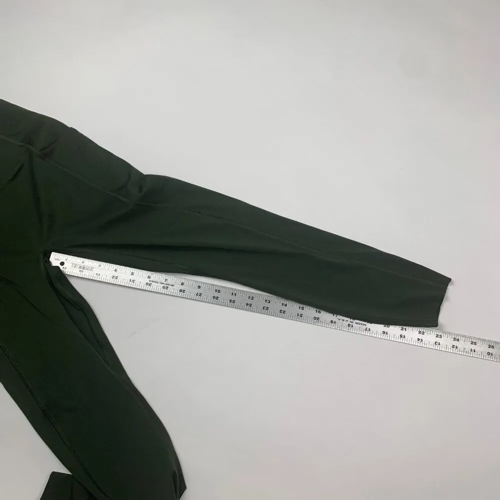 All In Motion Women's High-Waisted Leggings S Green Cropped Capri - Image 5